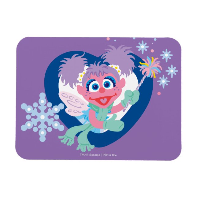 Imán Abby Cadabby Snowflake (Horizontal)