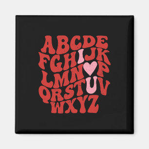 Imán Abc Alfabeto Te Quiero Profesor De Inglés San Vale