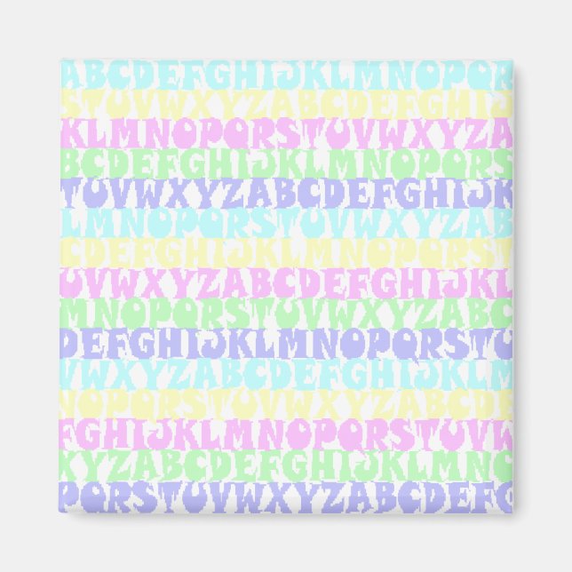 Imán ABC de Pastel (Frente)