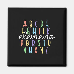 Imán Abc Elemeno El Profesor De Jardín De Niños Cute Re