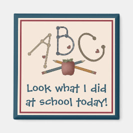 Imán ABC - Mira Lo Que Hice Hoy En La Escuela