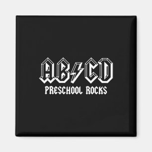Imán Abcd Rocks vuelve al cole Preescolar Rocks diverti