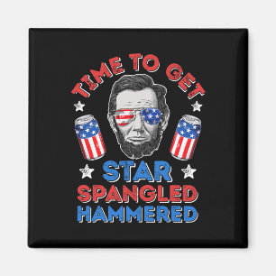 Imán Abe Lincoln 4 de julio hora de ponerse estrellado