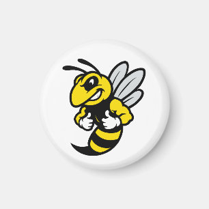 Imán Abeami Abeja Divertida al Revés