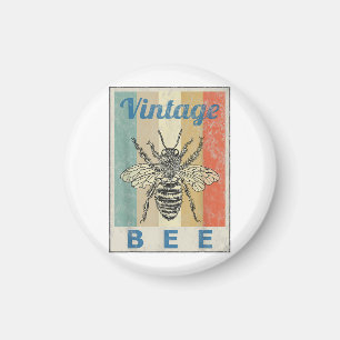 Imán Abeja de estilo vintage Reina miel apicultura