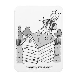 Imán Abeja de miel regresa a su colmena