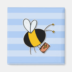 Imán abeja de trabajador - predicador