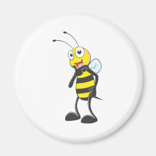 Imán Abeja feliz