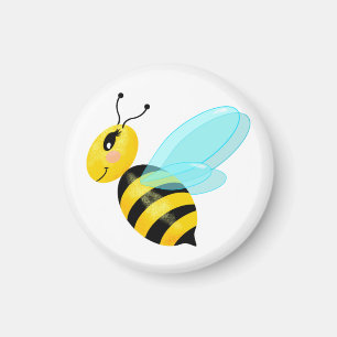 Imán Abeja feliz