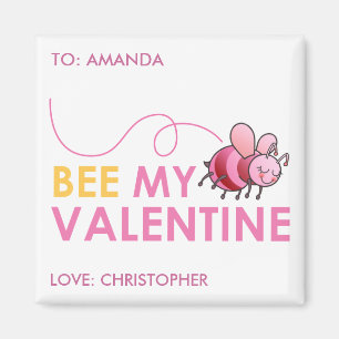 Imán Abeja mi San Valentín