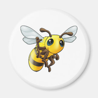Imán Abeja personalizado feliz