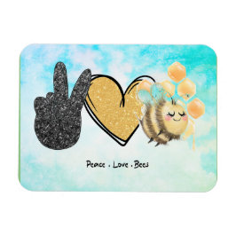 Imán Abejas amorosas de Cute Peace