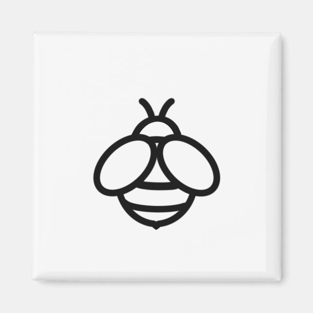 Imán abejorra abejorra insecto Cute (Frente)