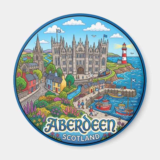 Imán Aberdeen Escocia (Frente)