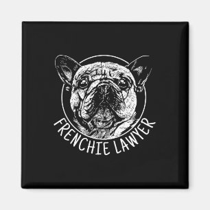 Imán Abogada Bulldog francés Diversión Perro Hombres Mu