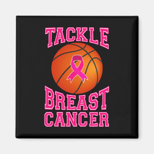 Imán Abordar el baloncesto de la cinta rosa del cáncer