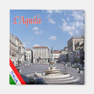 Imán ABR012 L' AQUILA, Abruzzo, Italia, Fridge