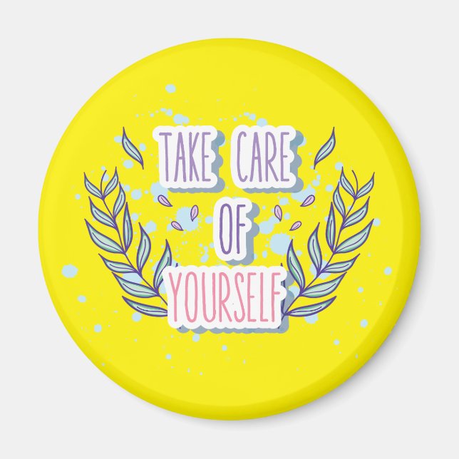 Imán Abrácense a su propio diseño positivo (Frente)