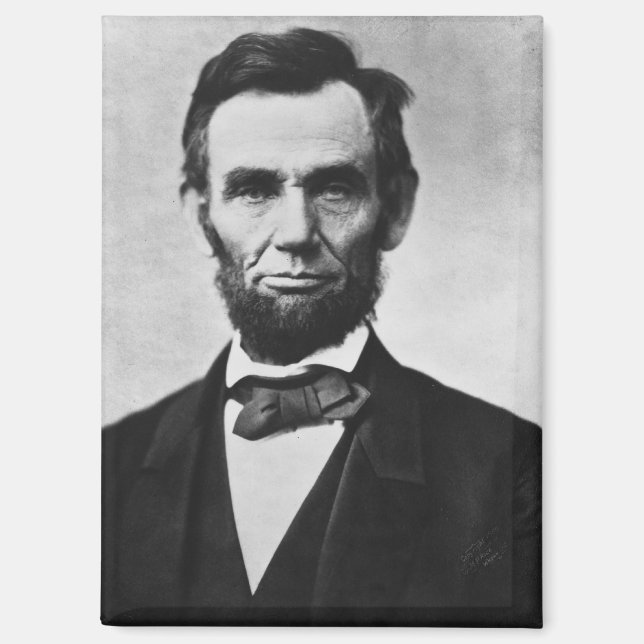 Imán Abraham Lincoln: 16º presidente de América (Anverso)