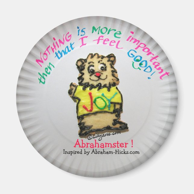 Imán Abrahamster Cookie Joy Magnet (Frente)