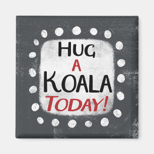 Imán Abrazando Un Refrigerador De Koala Hoy