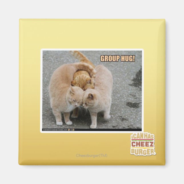 Imán abrazo de grupo (Frente)