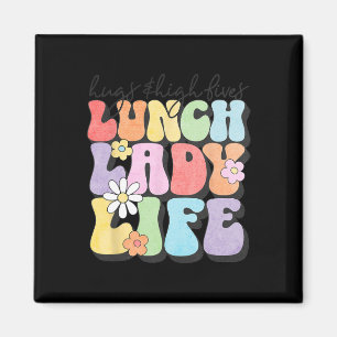 Imán Abrazos Amp; High Fives Lunch Lady Vibes School Ap