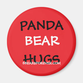 Imán abrazos de osos panda a nivel mundial