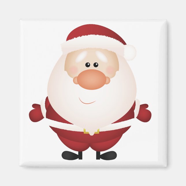 Imán Abrazos de Santa Claus Magnet (Frente)