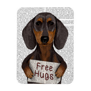 Imán Abrazos gratis de Dachshund
