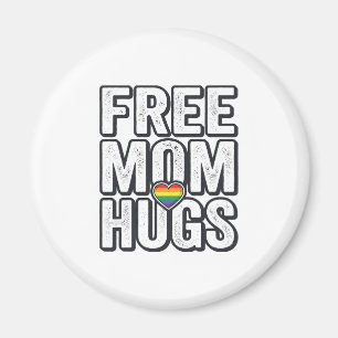Imán Abrazos Gratis de Mamá Orgullo Corazón Diseño de C