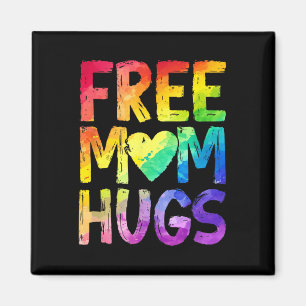 Imán Abrazos Gratis Mamá Orgullo Lgbt Lgbtq Lesbiana Ga