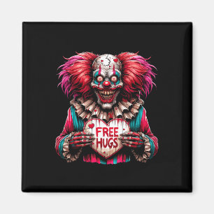Imán Abrazos Gratis Payaso Espantoso San Valentín Hallo