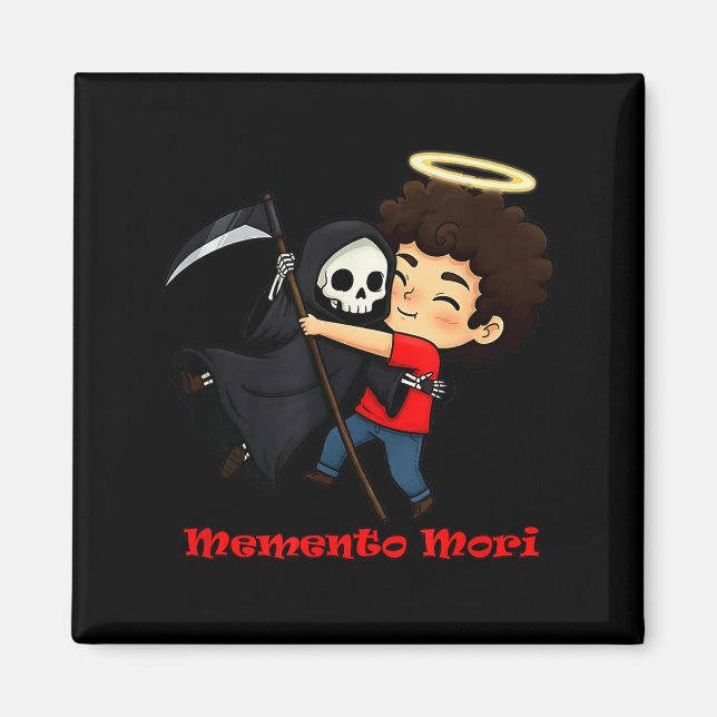 Imán Abrazos - Memento Mori  (Frente)