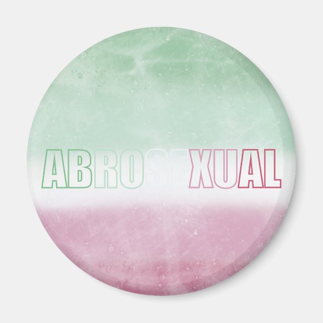 Imán Abrosexual pride flag magnet (Frente)