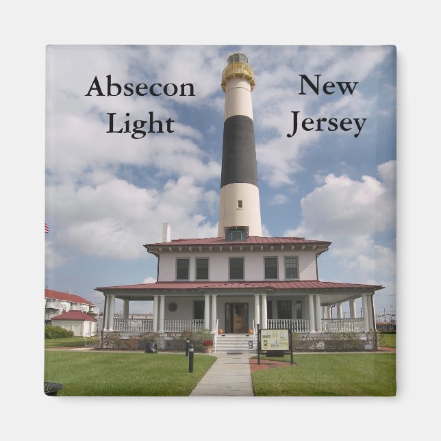 Imán Absecon Light, New Jersey Magnet (Frente)