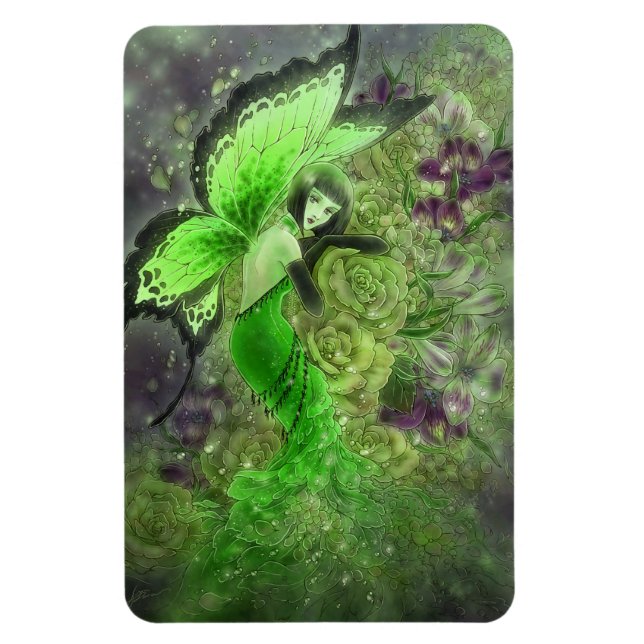 Imán Absinthe Fairy Fantasy Art Magnet (Vertical)