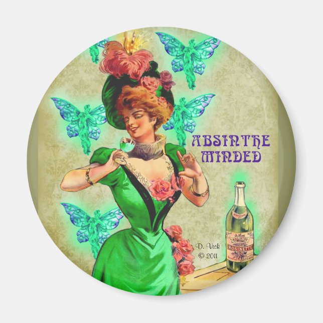 Imán Absinthe Minded Magnet (Frente)
