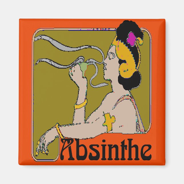 Imán Absinthe Woman (Frente)