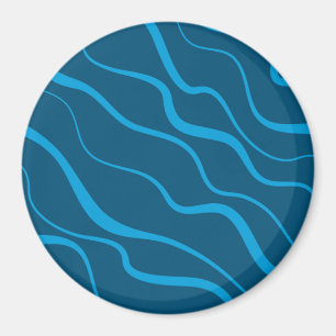 Imán Absorción de ondas azules, simples, modernas y fre