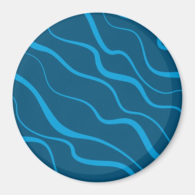 Imán Absorción de ondas azules, simples, modernas y fre (Frente)