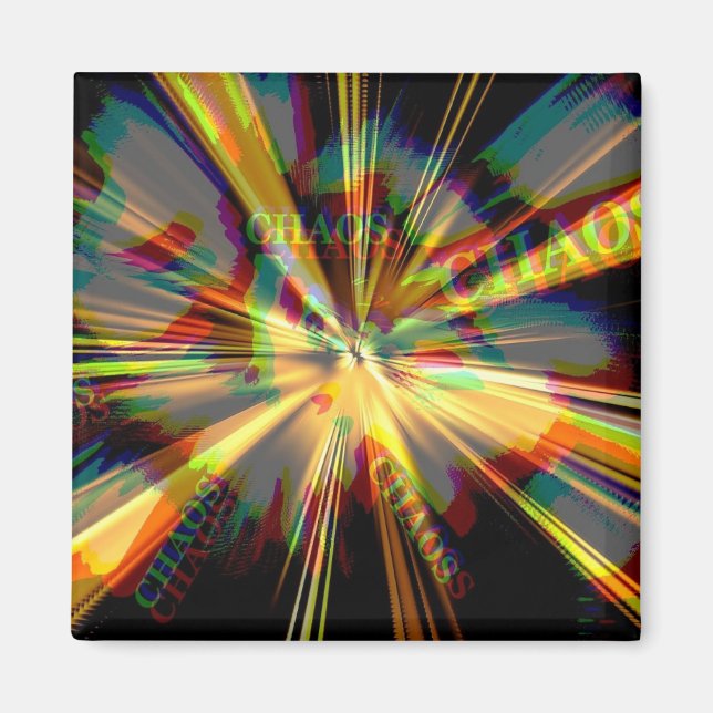 Imán Abstracción del caos (Frente)