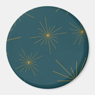 Imán abstracción moderna, sencilla, fresca y moderna de