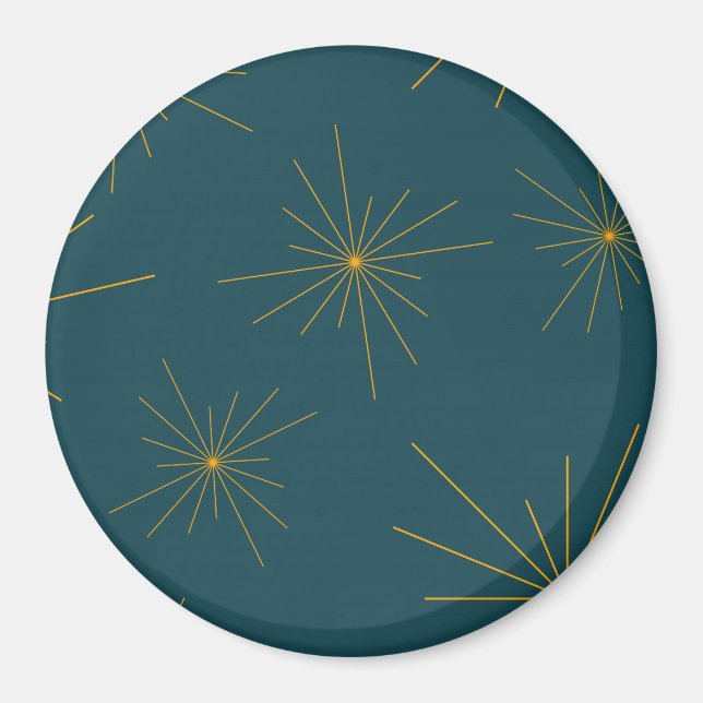 Imán abstracción moderna, sencilla, fresca y moderna de (Frente)