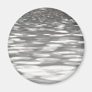Imán Abstract #3: Silver grey shimmer
