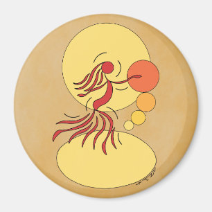 Imán Abstract Dancer
