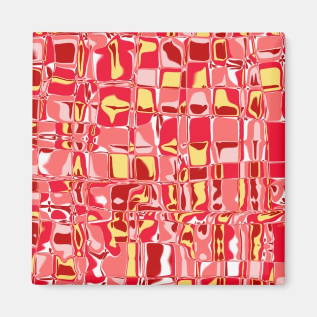 Imán Abstract Mosaic (Frente)