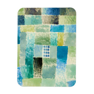 Imán Abstract watercolor window by Paul Klee 