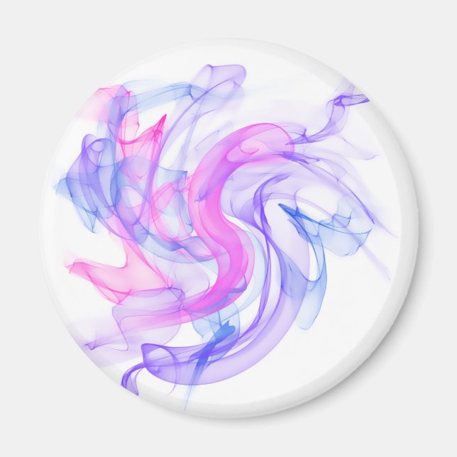 Imán Abstracta el humo en el agua (Frente)