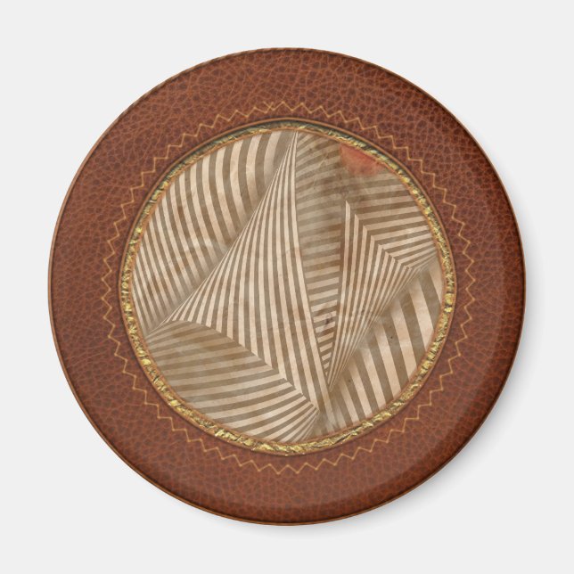 Imán Abstracto - Atrapa la pelota roja (Frente)